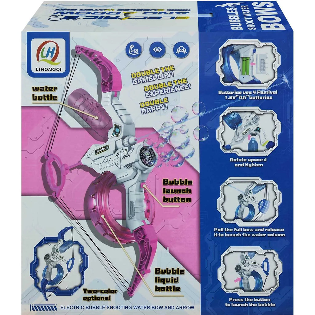 Kids Electronic Bubble Arrow Blaster 2 In 1 Toy