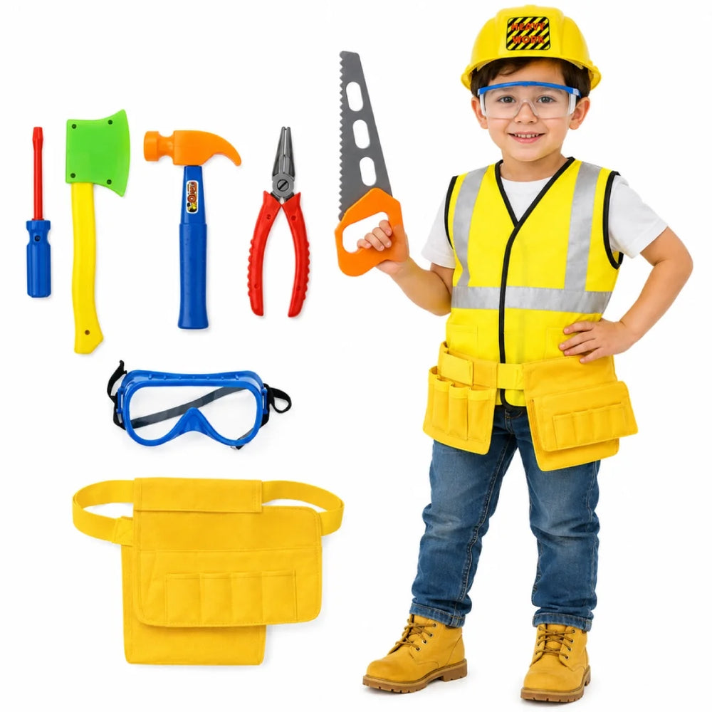 Engineer Construction Costume 3-7 Years for Kids