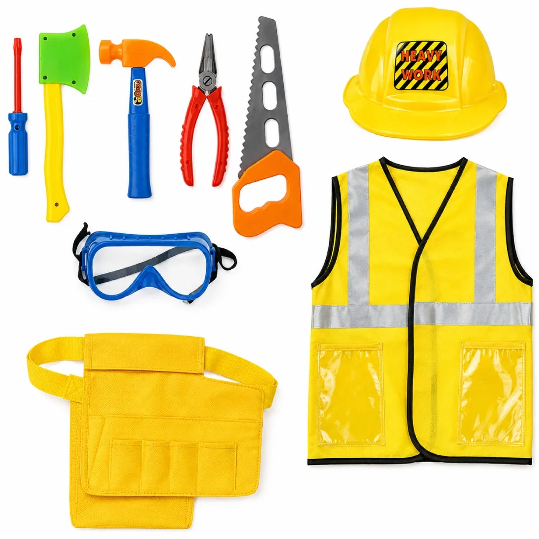 Engineer Construction Costume 3-7 Years for Kids