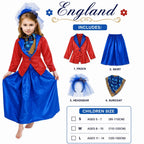 England Girl Costume for Kids