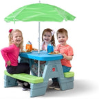 ep2 Sun & Shadel Kids Picnic Table with Removeable Umbrella