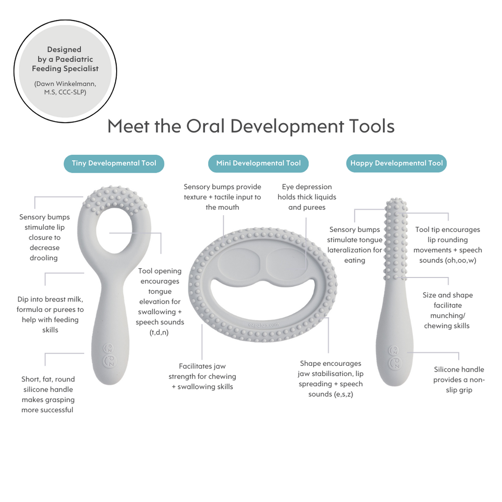 Ezpz Oral Development Tools - Pewter