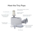 Ezpz Tiny Pops - Pewter