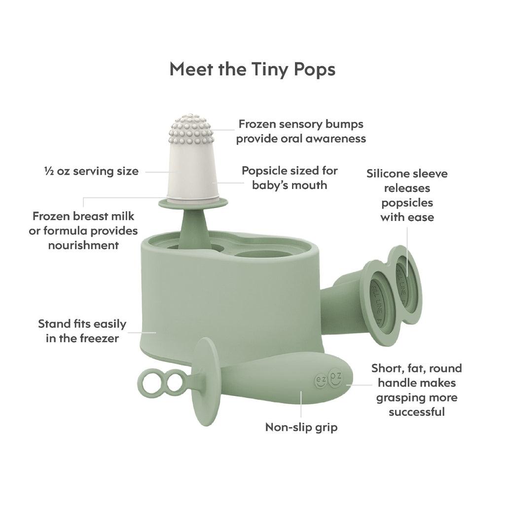 Ezpz Tiny Pops -Sage