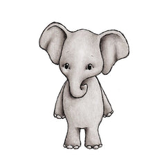 Eve the elephant Wall Sticker