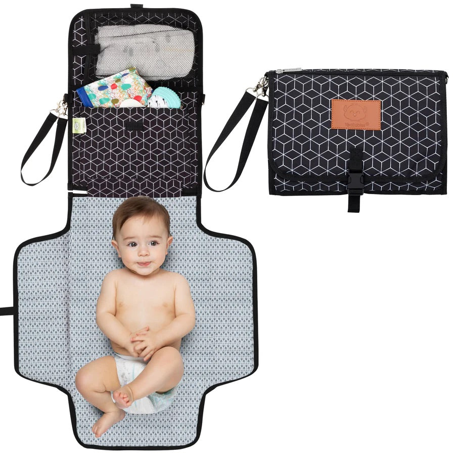 EZEE Diaper Changing Mat - Black Geo