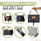 EZEE Diaper Changing Mat - Black Geo