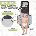 EZEE Diaper Changing Mat - Black Geo