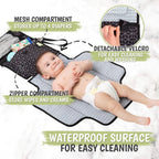 EZEE Diaper Changing Mat - Black Geo