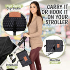 EZEE Diaper Changing Mat - Black Geo