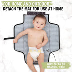 EZEE Diaper Changing Mat - Black Geo