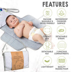 EZEE Diaper Changing Mat - Grey Mod