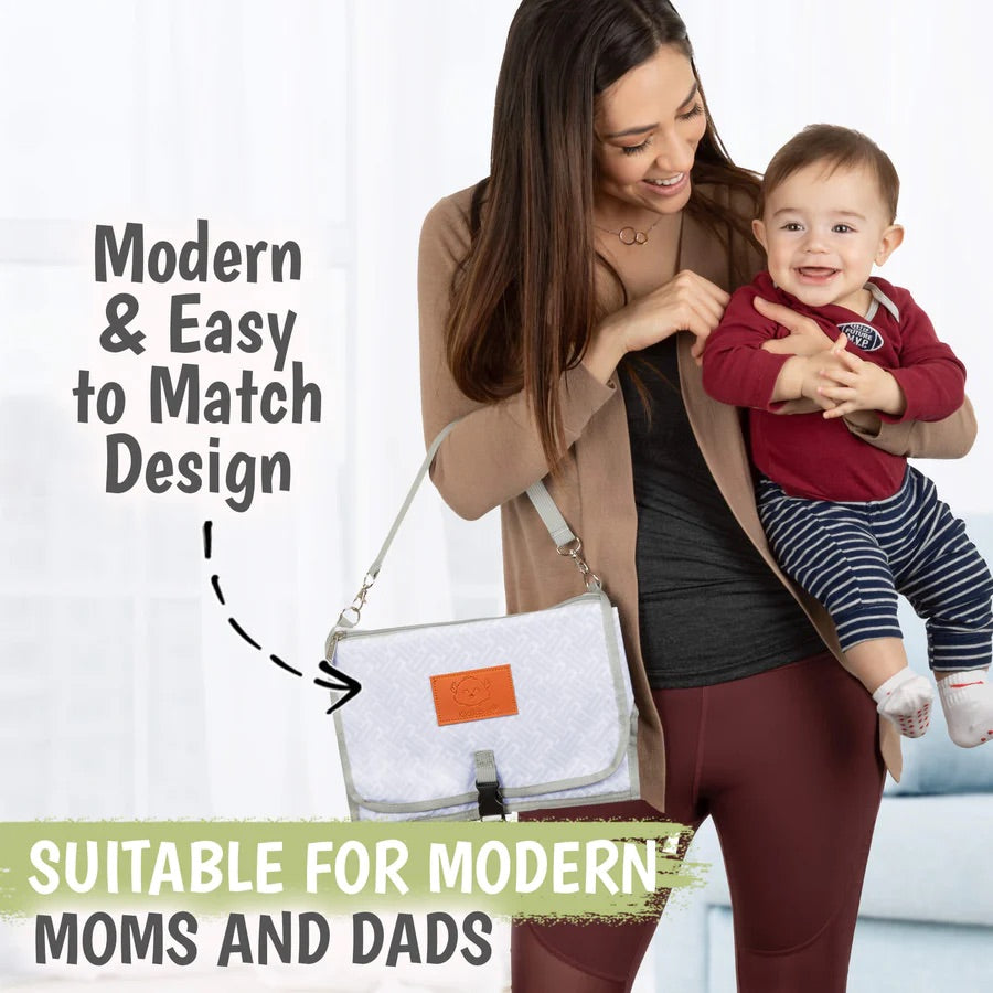 EZEE Diaper Changing Mat - Grey Mod