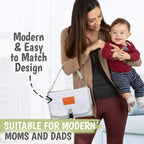 EZEE Diaper Changing Mat - Grey Mod