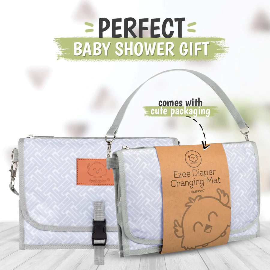 EZEE Diaper Changing Mat - Grey Mod