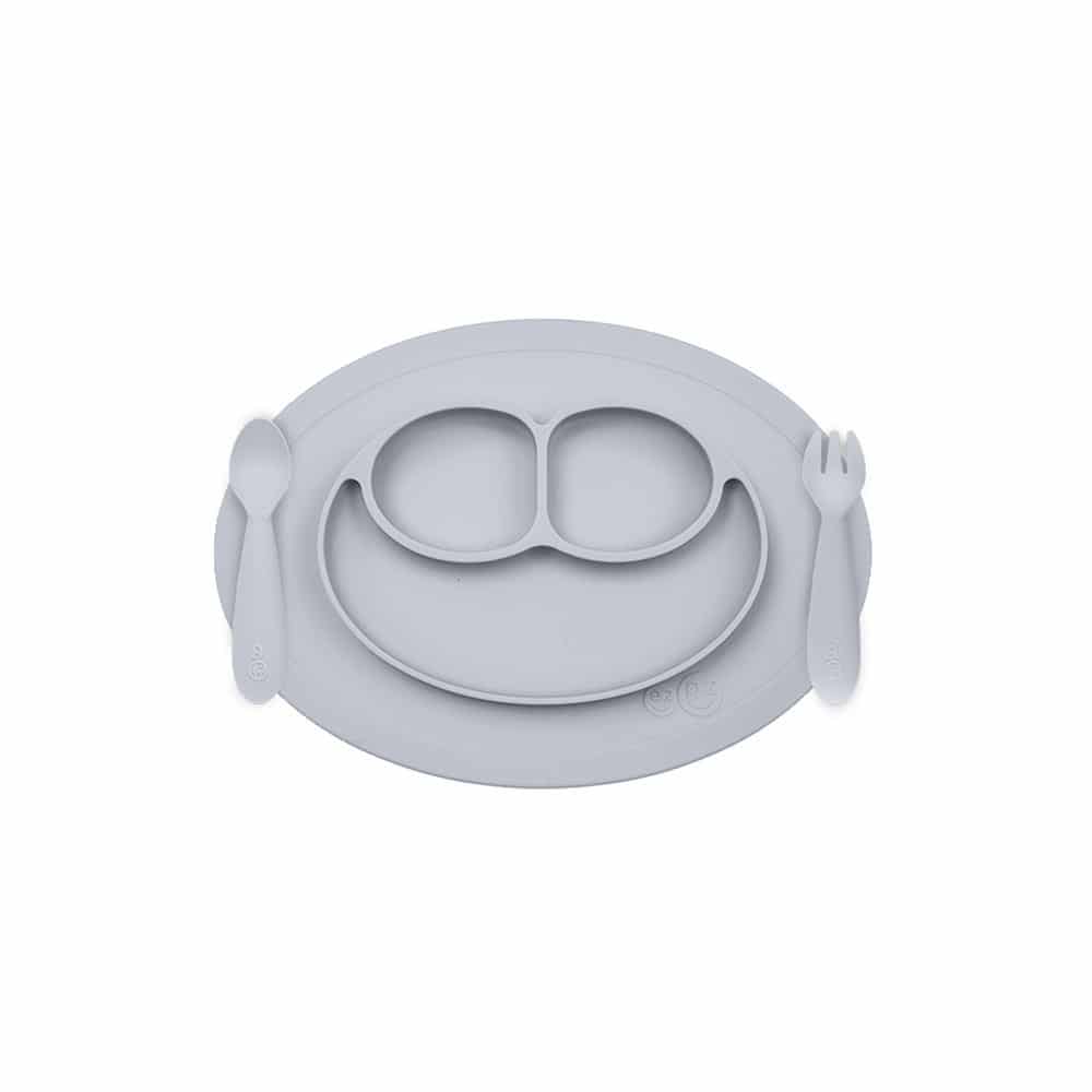 Ezpz Mini Feeding Set - Pewter