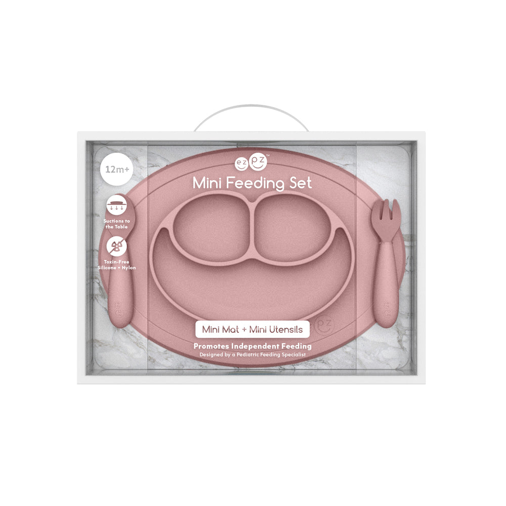 Ezpz Mini Feeding Set - Blush