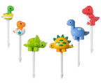 Fun box Dinosaur 3d food pick 1 pack 6 pcs