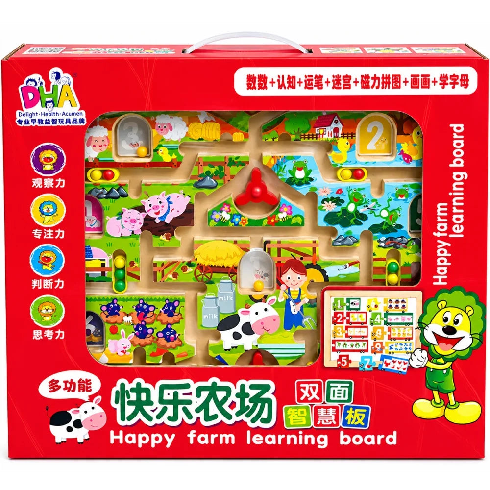 Farm Animals Learning Board