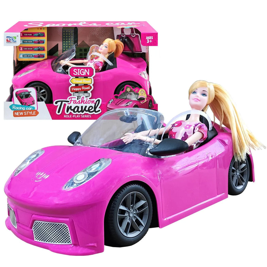 Fashion doll with a car