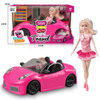Fashion doll with a car