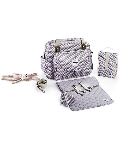 Beaba GenevaII Changing Bag  Play Print Grey-Coral