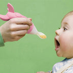 Blue Feeding Spoon Dispenser