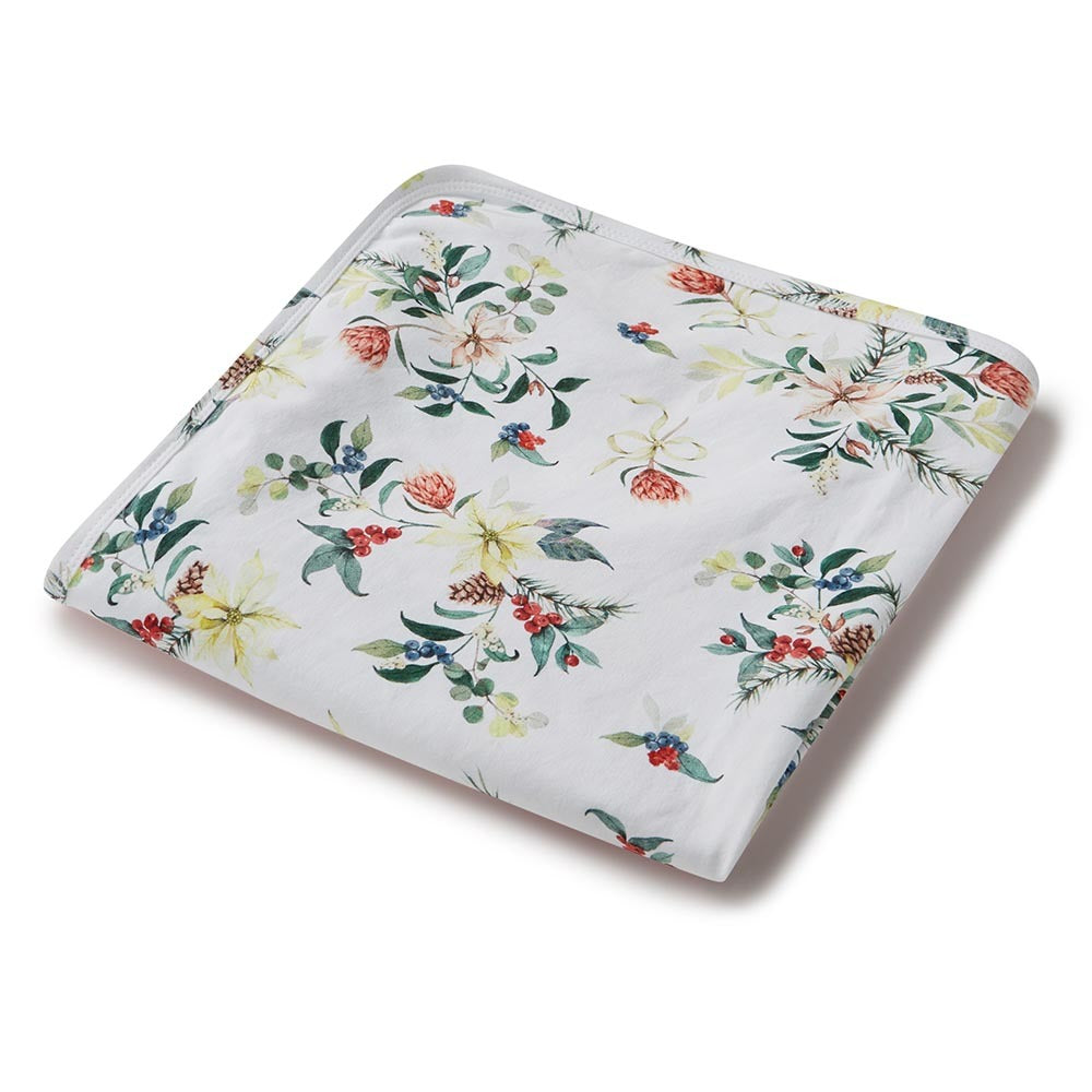 Festive Berry Organic Jersey Wrap