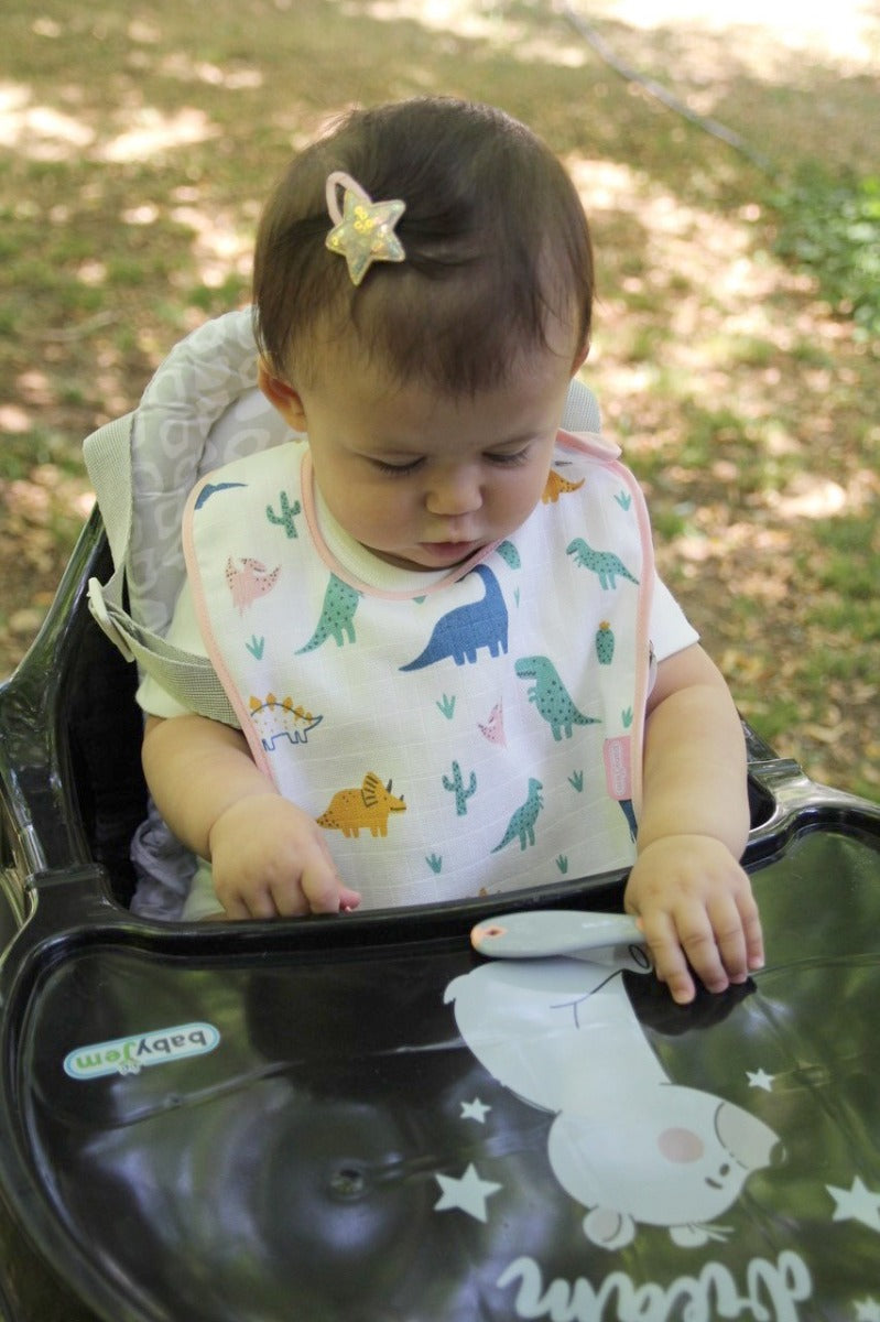 BABYJEM MUSLIN BABY BIB - DINO