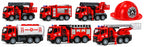 Fire Truck Friction Set – 6 Pcs