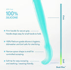 FirstSpoon Silicone Learning Utensil - Aqua & Green