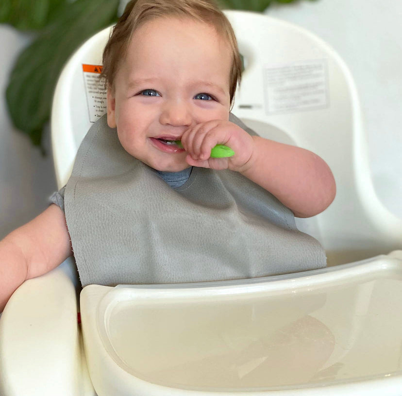 FirstSpoon Silicone Learning Utensil - Aqua & Green