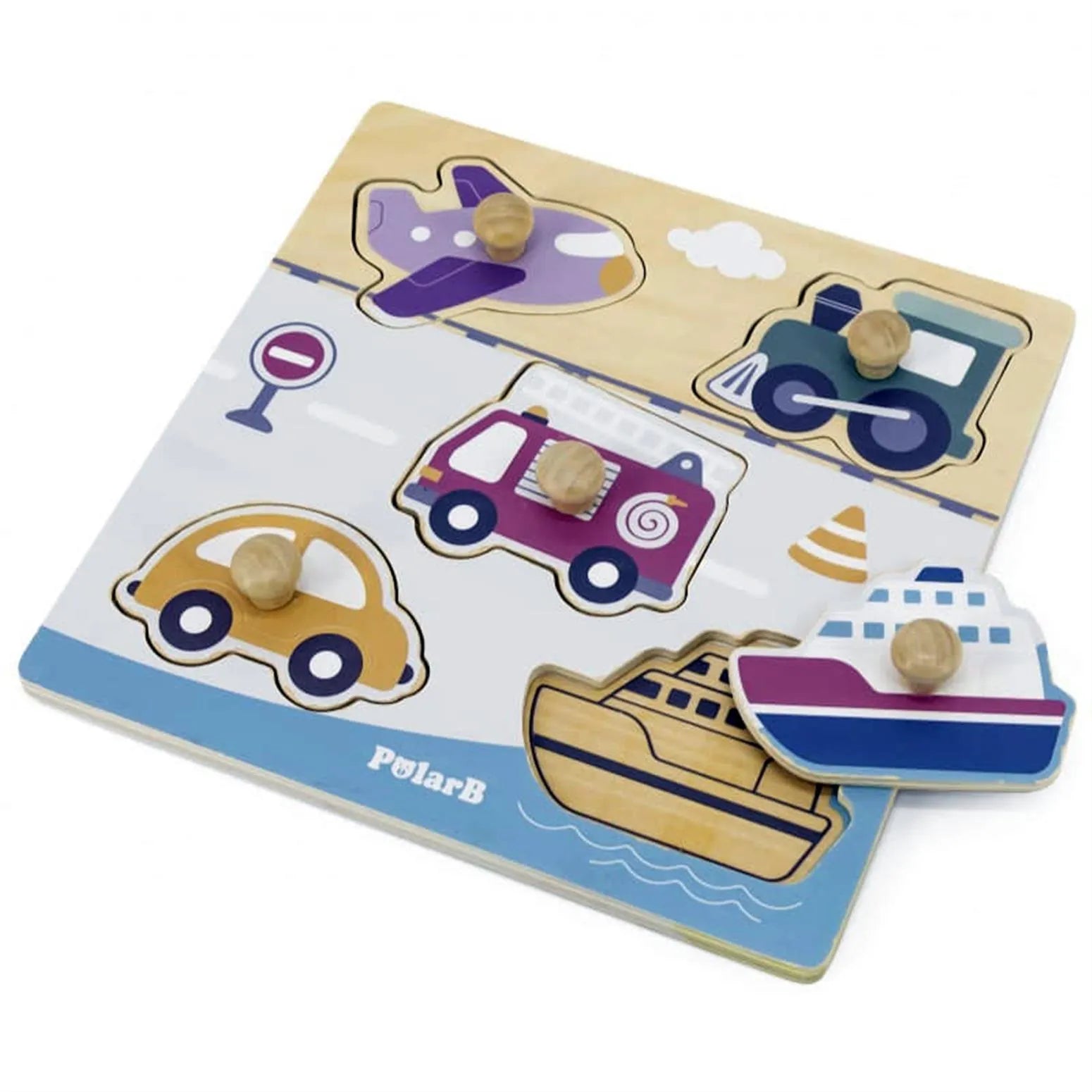 Flat Puzzle -Transportation