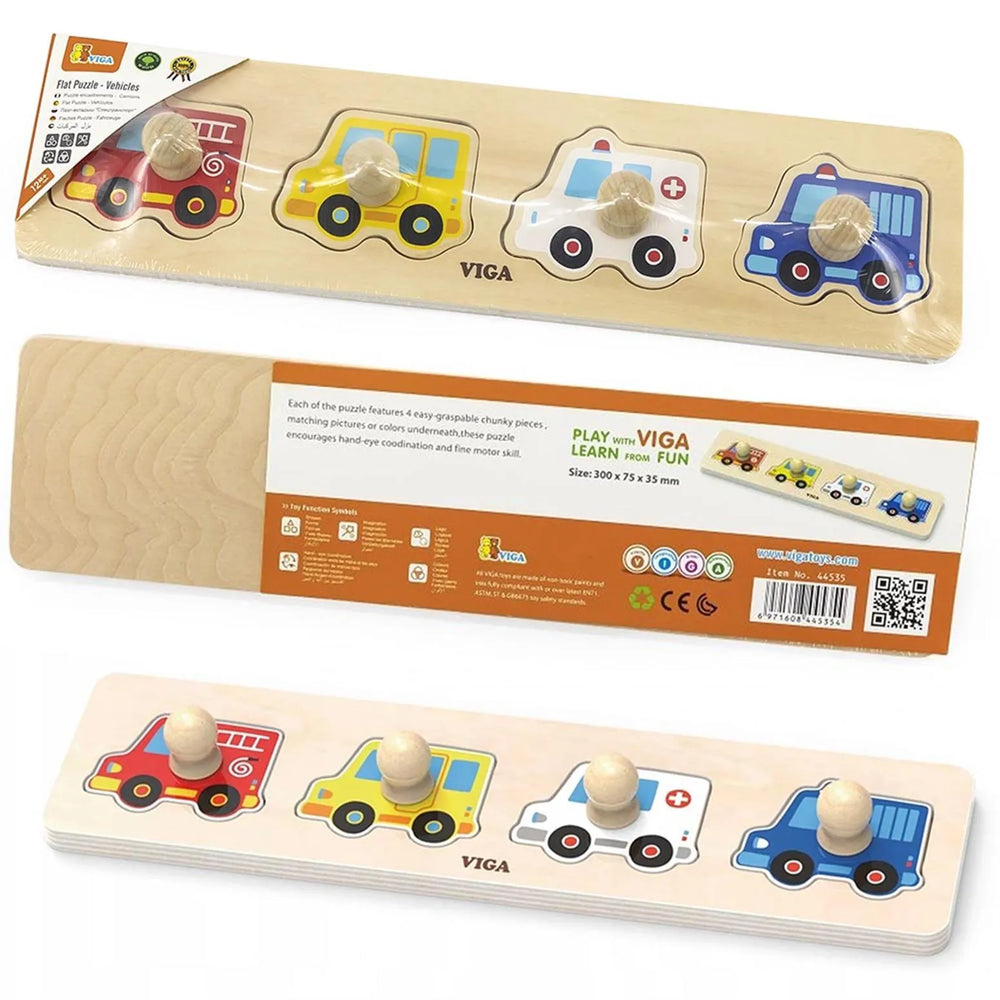 Flat Puzzle - Vehicles