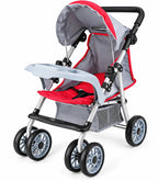 Foldable Metal Doll Stroller with Canopy