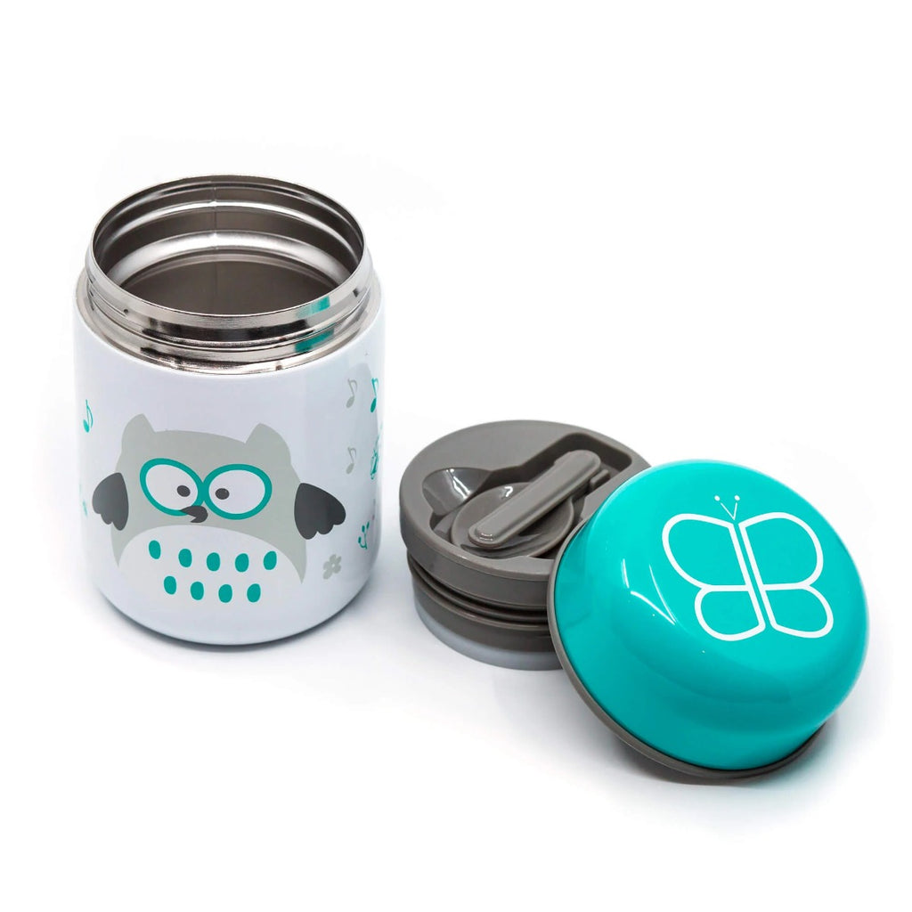 BBLUV Foöd - Thermal food container with spoon and bowl - Aqua