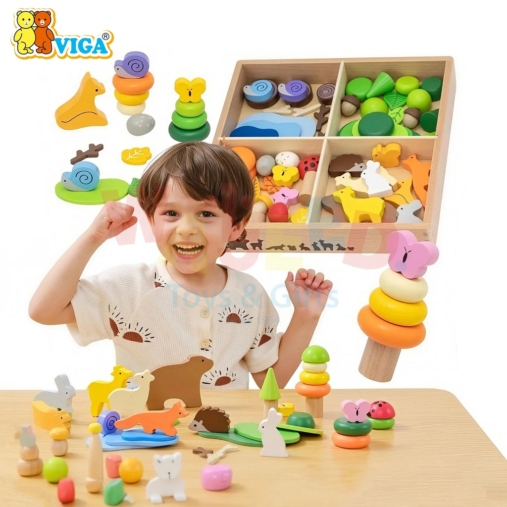 Forest Table Blocks – Wooden Playset