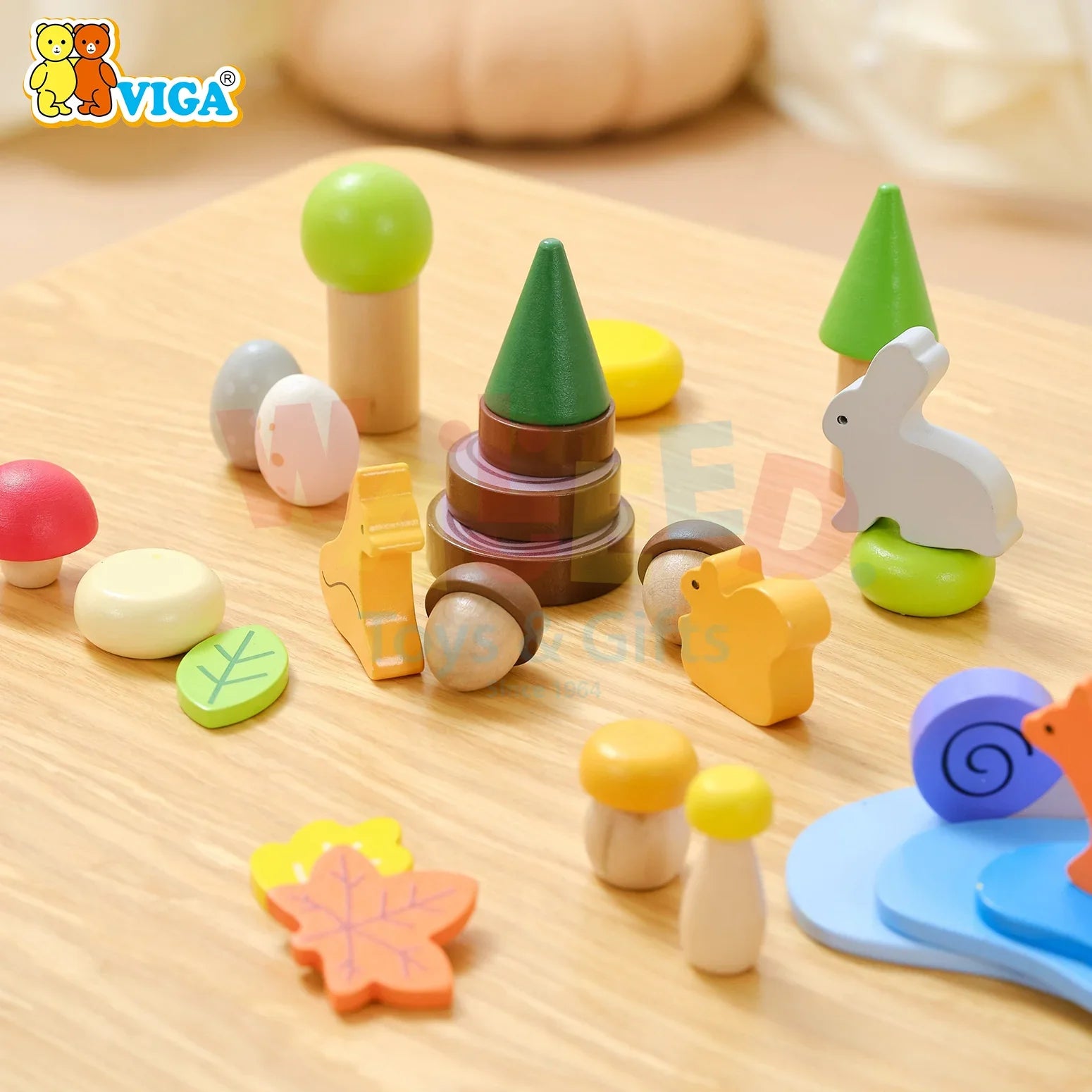 Forest Table Blocks – Wooden Playset