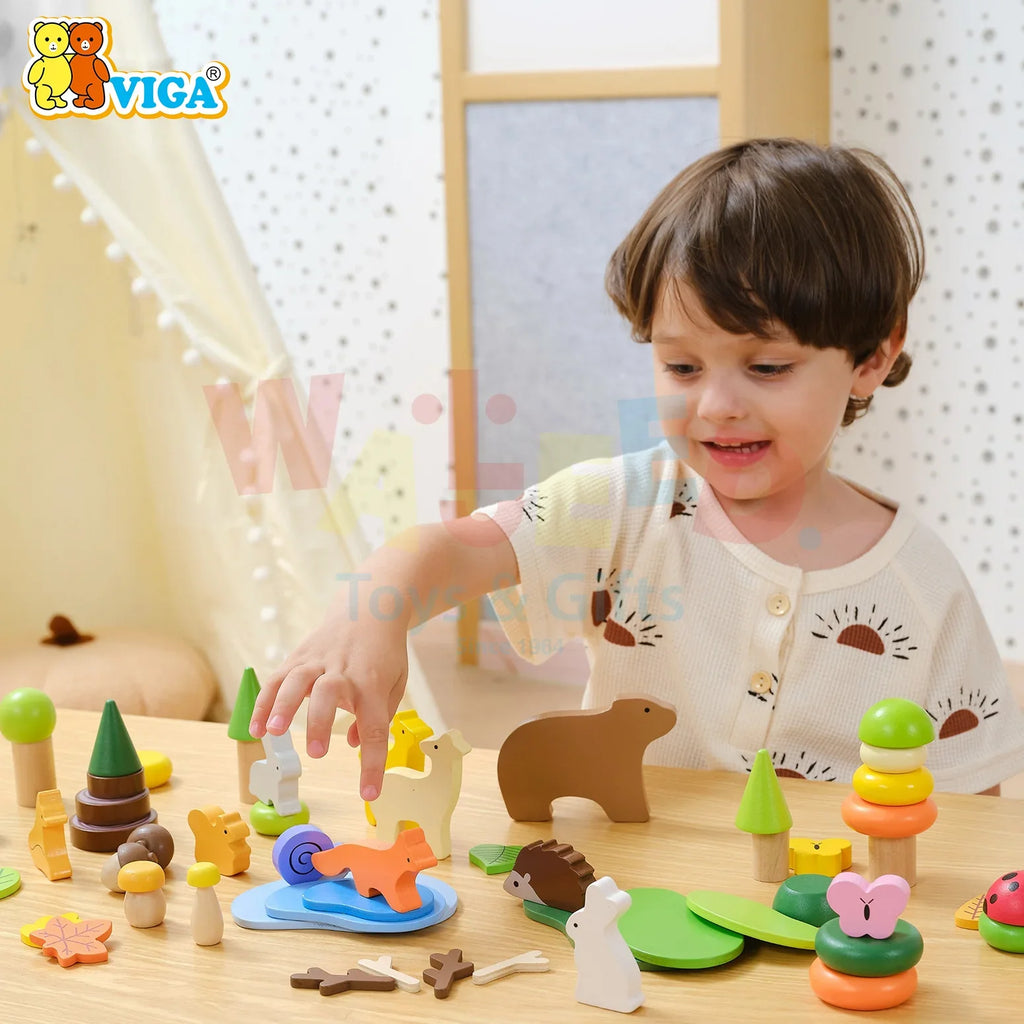 Forest Table Blocks – Wooden Playset