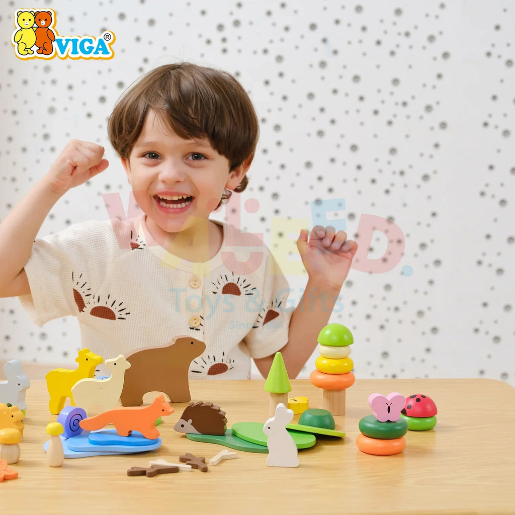 Forest Table Blocks – Wooden Playset