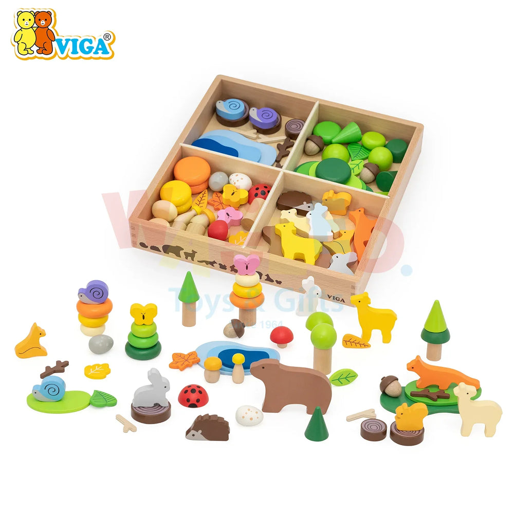 Forest Table Blocks – Wooden Playset