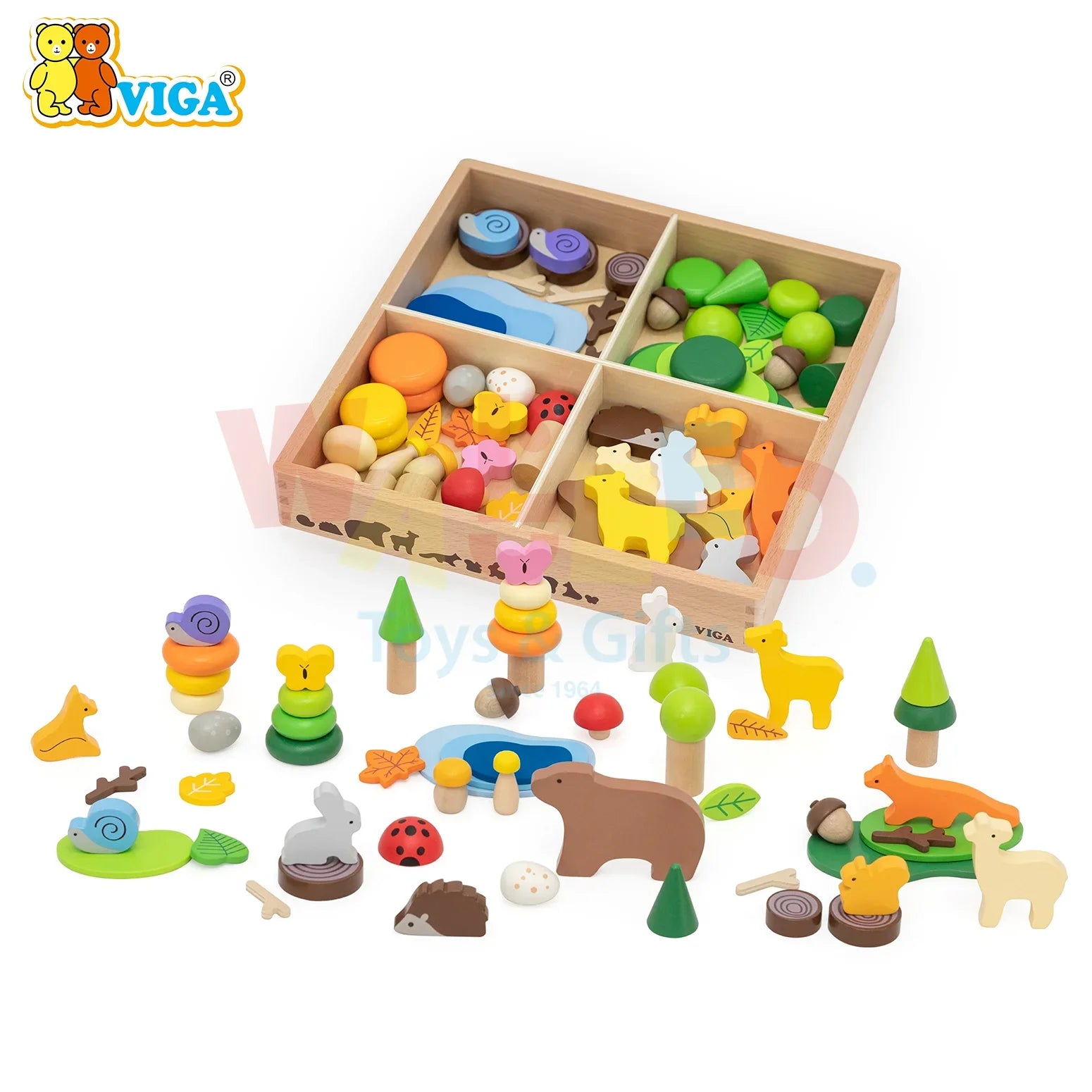 Forest Table Blocks – Wooden Playset