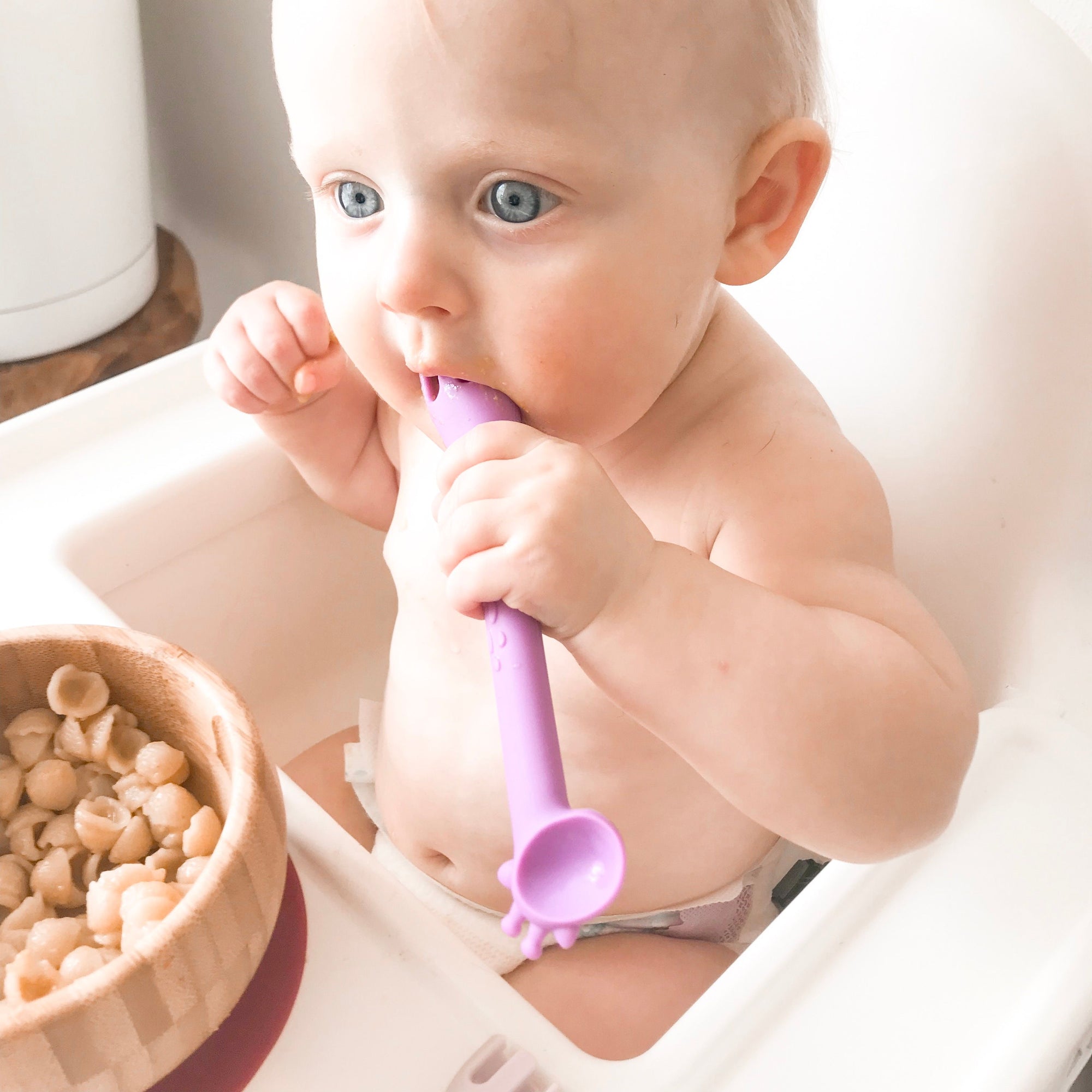 Training Fork and Spoon Set - Purple Set