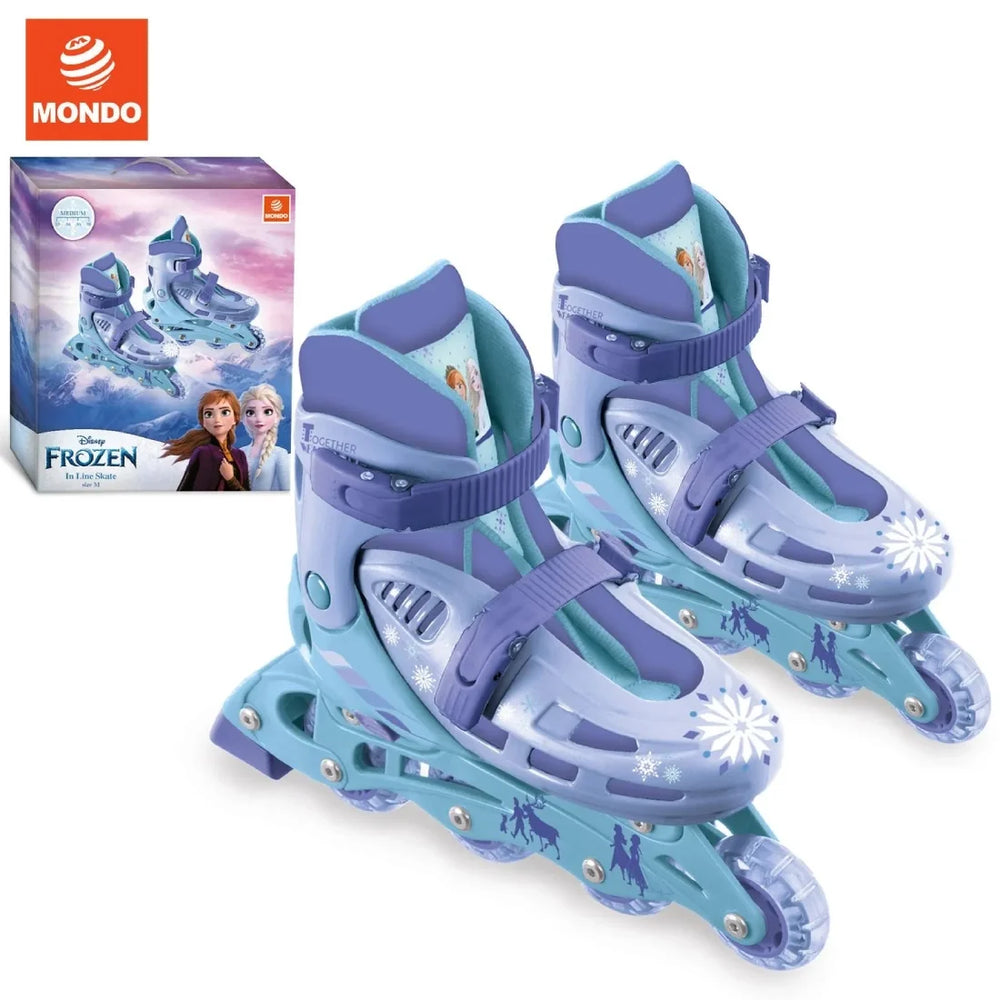 Frozen 2 Kids Inline Skates Adjustable 2 in 1 Learning Skates