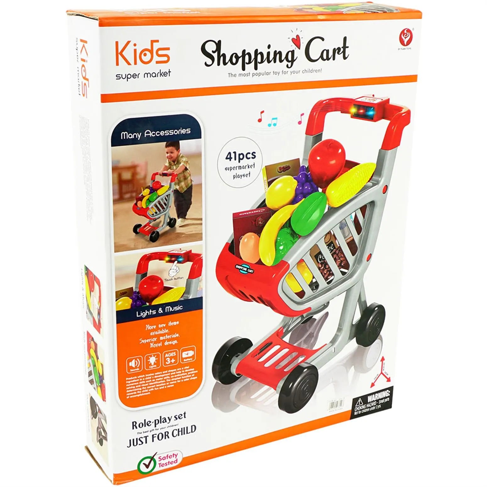 FRUIT SET CAR WITH LIGHT AND MUSIC