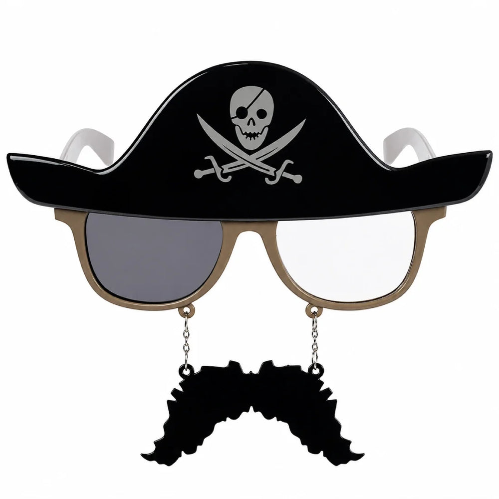 Funny Pirate Glasses Costume Accessory