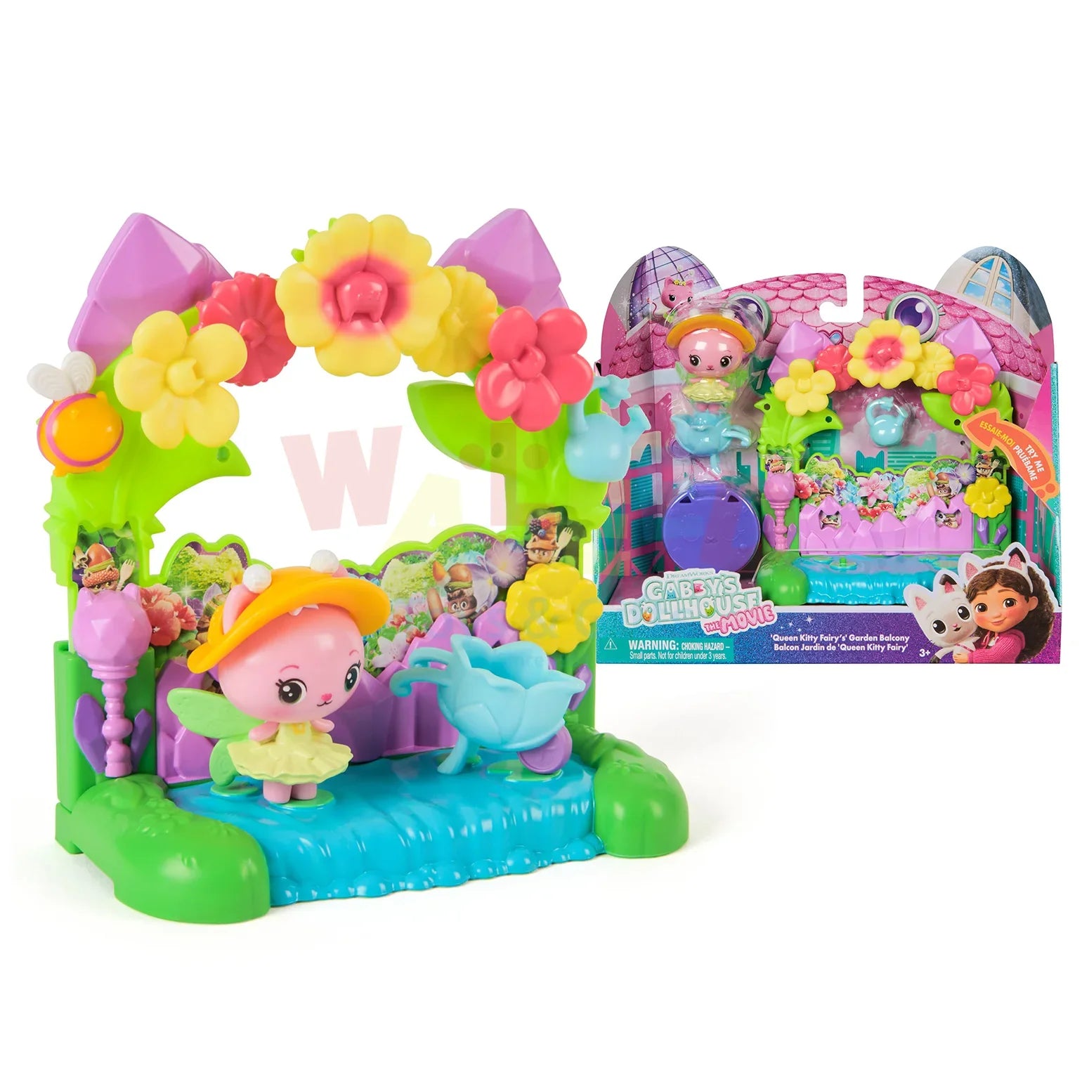 Gabby’s Dollhouse – Cakey Cat’s Sweet Treat Balcony (Assorted)