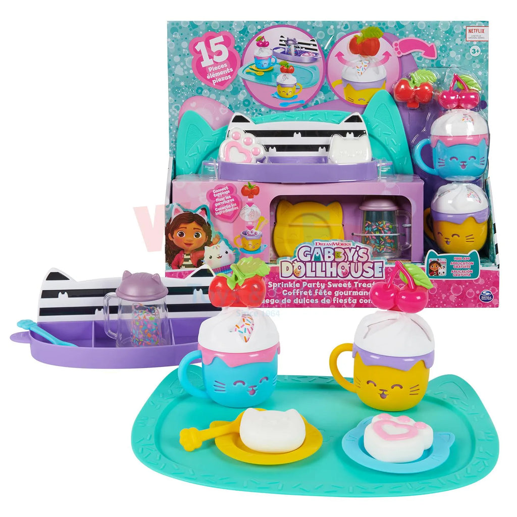 Gabby’s Dollhouse – Sprinkle Party Sweet Treat Set