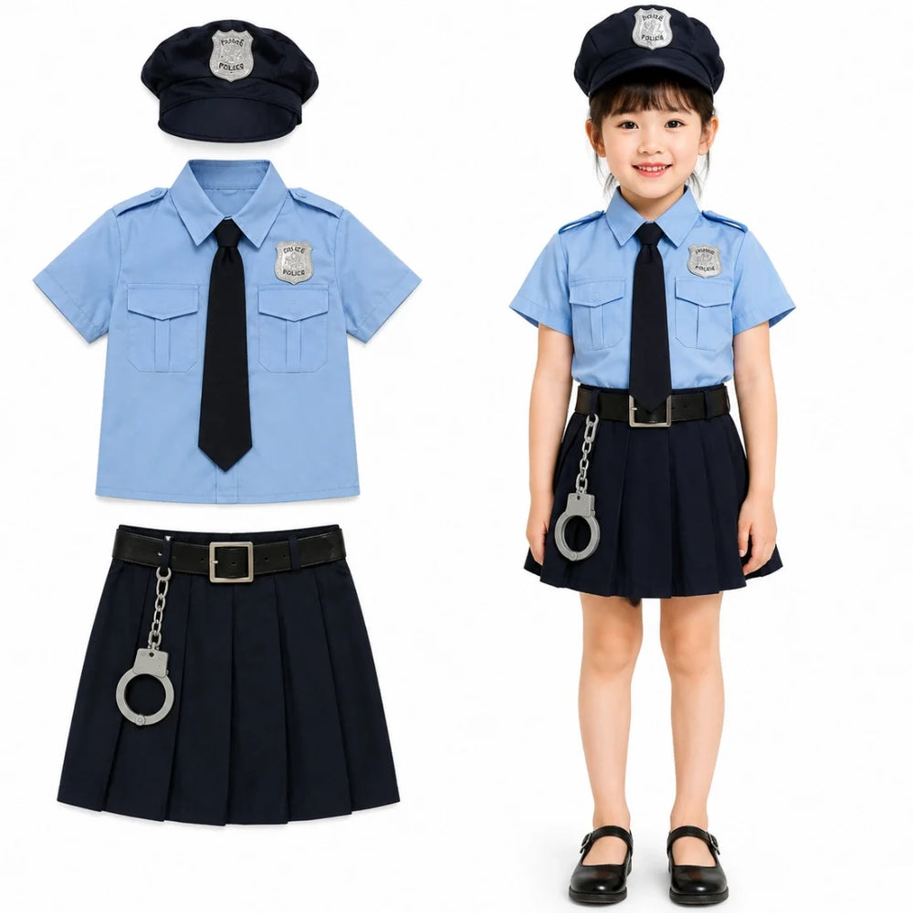 Girl Police Costume for Kids