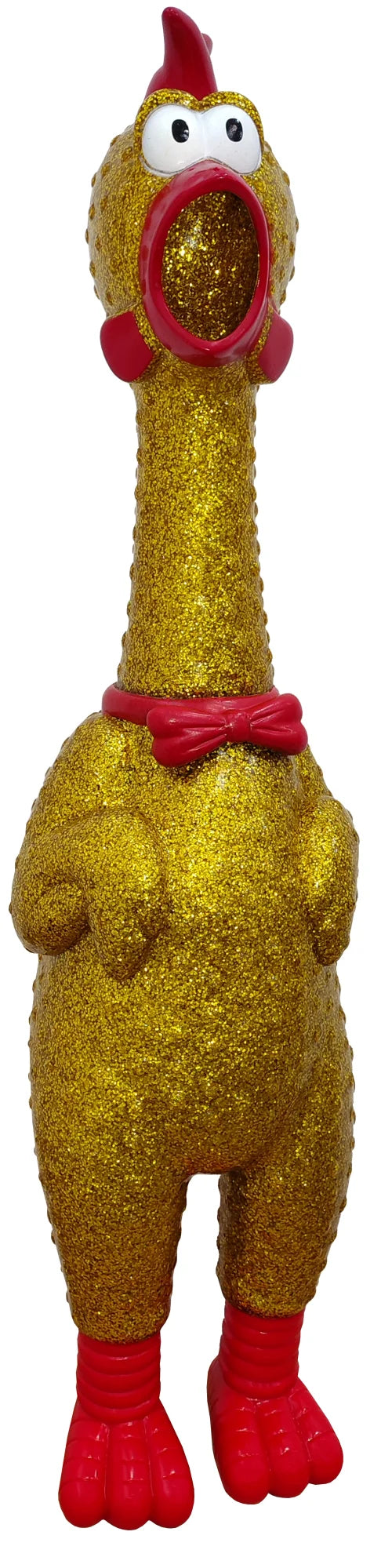 Glitter Chicken Squeeze Toy